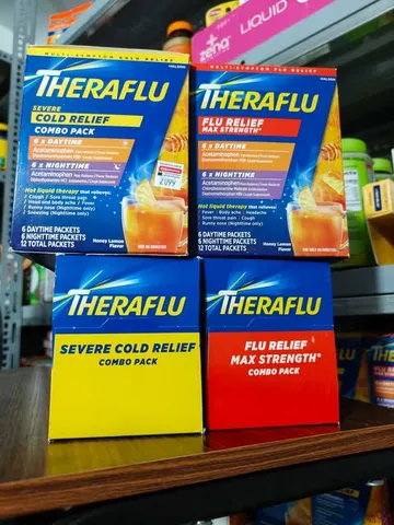 Hỗ trợ cảm và ho Theraflu Multi-Symptom + Nighttime Severe Cold & Cough