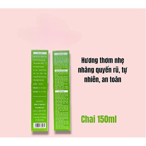 Dung dịch vệ sinh thảo mộc NANO BẠC làm sạch vùng kín,ngăn ngừa viêm nhiễm (Chai 150ml)