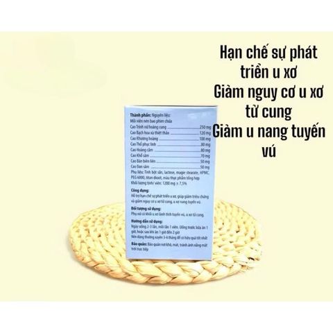 Viên uống MAMA Lady Kingphar hỗ trợ giảm u xơ tử cung,u xơ nang tuyến vú(Hộp 60viên)