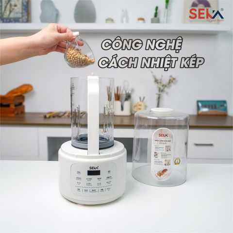 (Phiên Bản 2026) Máy Làm Sữa Hạt Đa Năng 1,5L SEKA E600 Chống Trào, Chống Ồn - Hàng Chính Hãng 648226