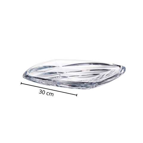 Đĩa Pha lê Facet 30cm Crystal Bohemia