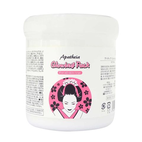 Kem ủ trắng da Apatheia Glowing Pack 500g cô gái Nhật