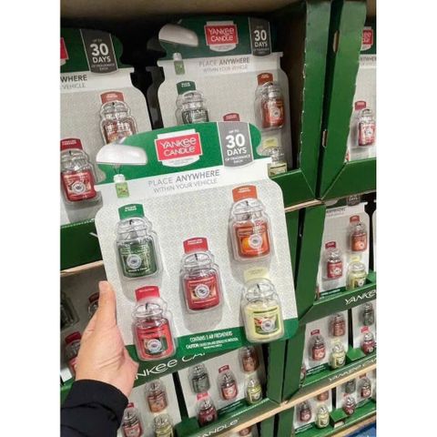 Sáp Thơm xe hơi cao cấp Yankee 5 viên nguyên vỉ 5 mùi - Yankee Candle Car Jar Ultimate( nhập Mỹ)