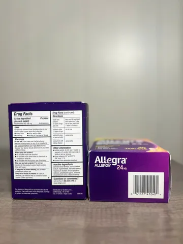 Allegra Adult 24 Hour Allergy 180mg 90 viên /60 viên