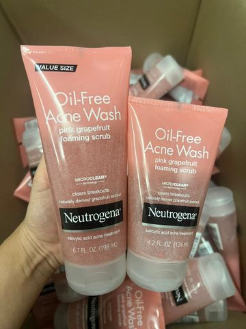 Sữa Rửa Mặt Neutrogena Bưởi Hồng Dịu Nhẹ của Mỹ