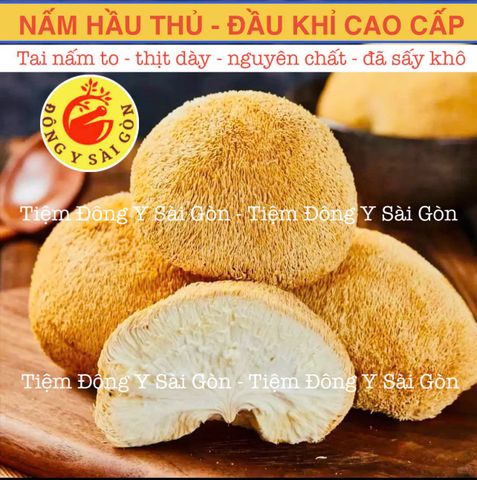 Nấm Hầu Thủ - Nấm Đầu Khỉ Sấy Khô (Hàng mới, thơm ngon, Bịch hút chân không)