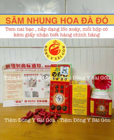 Sâm Nhung Hoa Đà Phong Thấp Hoàn - Bổ Trợ Xương Khớp, Giảm Đau Nhức Lưng, 30 Viên  Hỗ Trợ Viêm Khớp