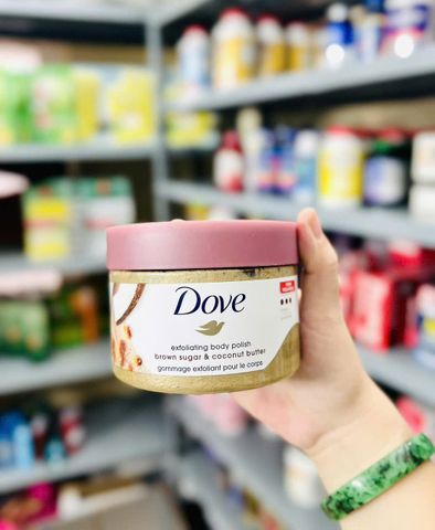 Sữa Tắm Tẩy Tế Bào Dove Sugar Coconut 298g - Dưỡng Da Mịn Mượt Thơm Ngon, Chăm Sóc Cơ Thể Hàng Ngày