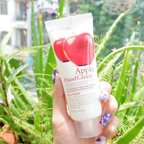 Kem Dưỡng Da Tay 3W Clinic Apple 100ml - Giúp Mềm Mại và Bảo Vệ Da Tay, Sản Phẩm Chăm Sóc Cơ Thể Chất Lượng