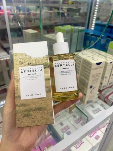Serum Rau Má Skin1004 Ampoule 55ml - Chống Mụn Và Phục Hồi Da - Serum Dưỡng Ẩm Chất Lượng 