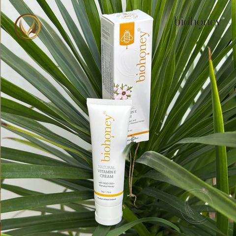 Kem bổ sung vitamin E Biohoney Natural Vitamin E Cream 50g - Nhập khẩu chính hãng New Zealand