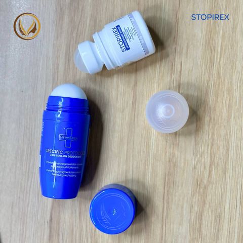 Bộ đôi lăn khử mùi, ngăn tiết mồ hôi, khử thâm nách thương hiệu Stopirex & DermEden nhập khẩu Pháp