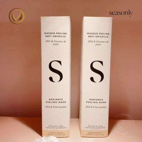 Mặt nạ tẩy tế bào chết Pháp Seasonly Radiance Peeling Mask (Masque Peeling Anti-Grisaille) Tuýp 100ml