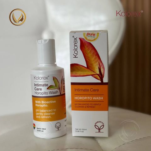 Dung dịch vệ sinh vùng kín, nước rửa phụ khoa Kolorex Intimate Care Horopito Wash 100ml