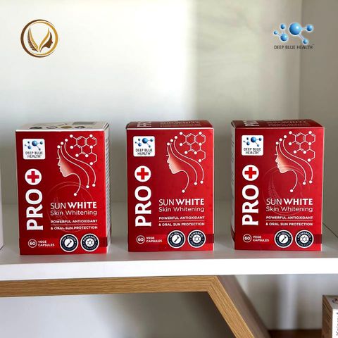 Viên uống chống nắng, trắng da Deep Blue Health Pro+ SunWhite Skin Whitening 60 viên