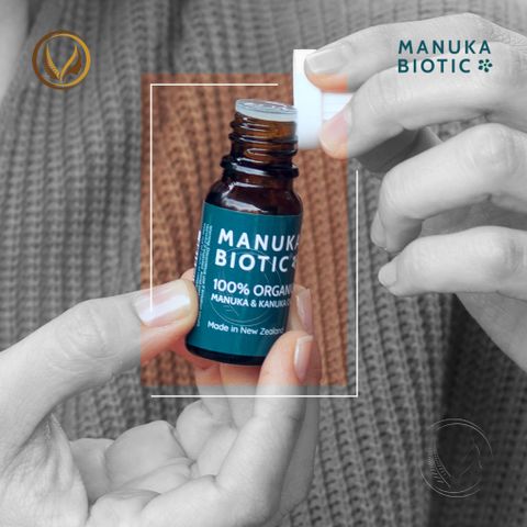 Tinh dầu manuka 100% hữu cơ Manuka Biotic Certified Organic Manuka Oil 10ml