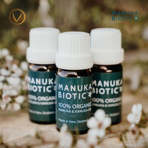 Tinh dầu manuka 100% hữu cơ Manuka Biotic Certified Organic Manuka Oil 10ml