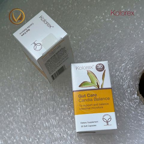 Bộ đôi viên uống men vi sinh Advanced Probiotic & Gut Care Candia Balance hỗ trợ nấm Candida 30 viên