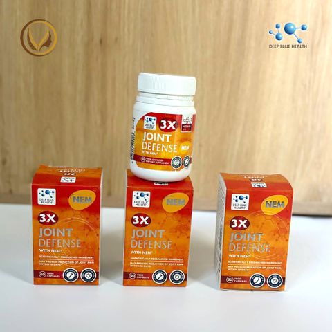 Viên uống bổ khớp, nhức xương khớp Deep Blue Health 3x NEM Joint Defense 60 viên