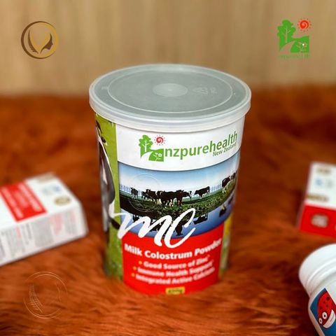 Bột sữa non 100% nguyên chất Nz Pure Health Milk Colostrum Powder 450g (Nhãn đỏ)