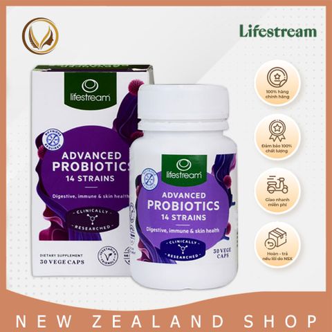 Bộ đôi viên uống men vi sinh Advanced Probiotic & Gut Care Candia Balance hỗ trợ nấm Candida 30 viên