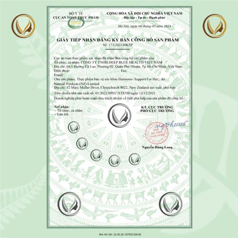 Viên uống tăng nội tiết tố nữ New Zealand Xtend Life Hormone Support For Her 90 viên