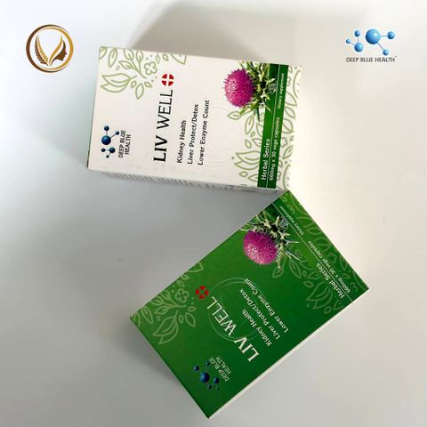 Viên uống hạ men gan, thải độc gan Deep Blue Health Liv Well 30 viên