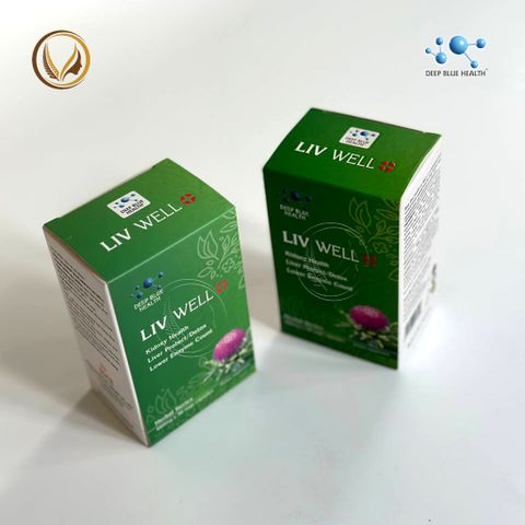 Viên uống hạ men gan, thải độc gan Deep Blue Health Liv Well 30 viên