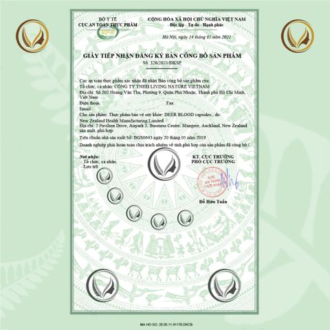 Viên uống máu hươu bổ máu, cấp sắt NZ Pure Health Deer Blood 100 viên