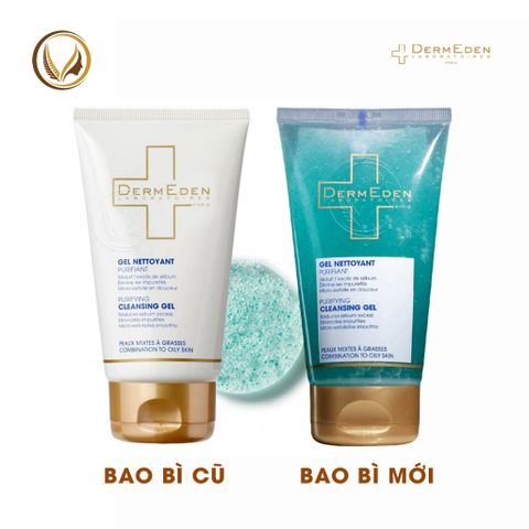 Sữa rửa mặt dạng gel da hỗn hợp & da dầu Dermeden Purifying Cleansing Gel 150ml