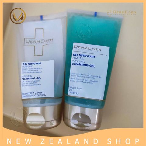 Sữa rửa mặt dạng gel da hỗn hợp & da dầu Dermeden Purifying Cleansing Gel 150ml