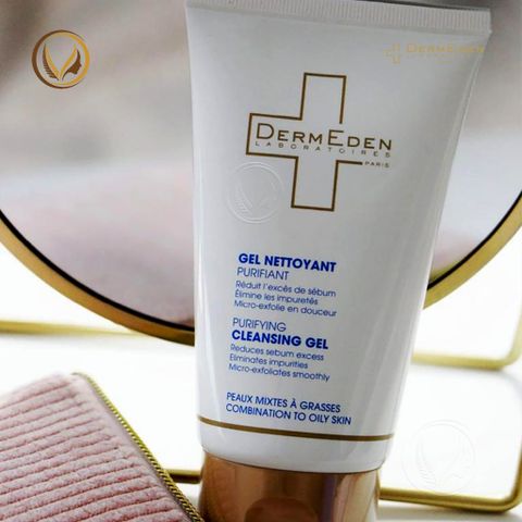 Sữa rửa mặt dạng gel da hỗn hợp & da dầu Dermeden Purifying Cleansing Gel 150ml