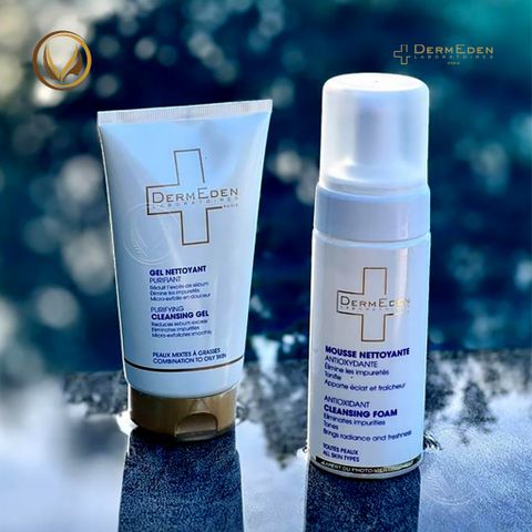 Sữa rửa mặt dạng gel da hỗn hợp & da dầu Dermeden Purifying Cleansing Gel 150ml