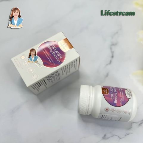Viên uống bổ sung collagen New Zealand Lifestream Collagen Beauty Booster 60 viên