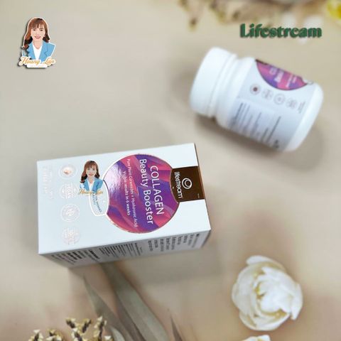 Viên uống bổ sung collagen New Zealand Lifestream Collagen Beauty Booster 60 viên