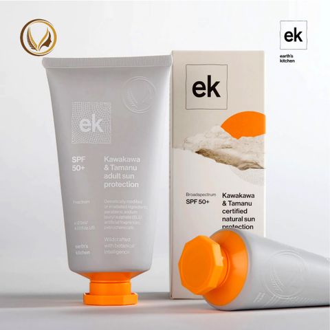 Kem chống nắng cho cả gia đình SPF50+ Earth’s Kitchen Kawakawa & Tamanu Sunscreen 150g