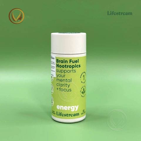 Combo viên uống bổ não, tăng cường tập trung, tỉnh táo Ginkgo Biloba & Brain Fuel Nootropics 60/100v