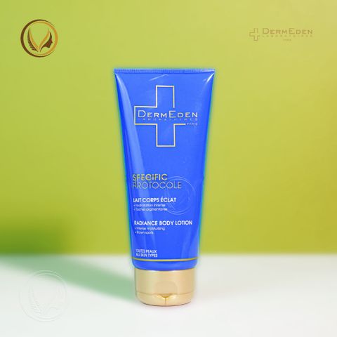 Kem dưỡng thể sáng da toàn thân DermEden Specific Protocole Radiance Body Lotion 200ml