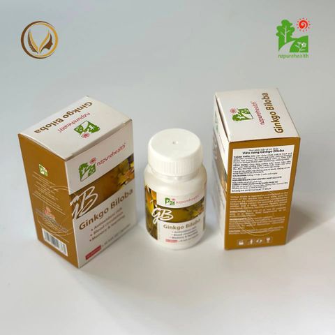 Combo viên uống bổ não, tăng cường tập trung, tỉnh táo Ginkgo Biloba & Brain Fuel Nootropics 60/100v