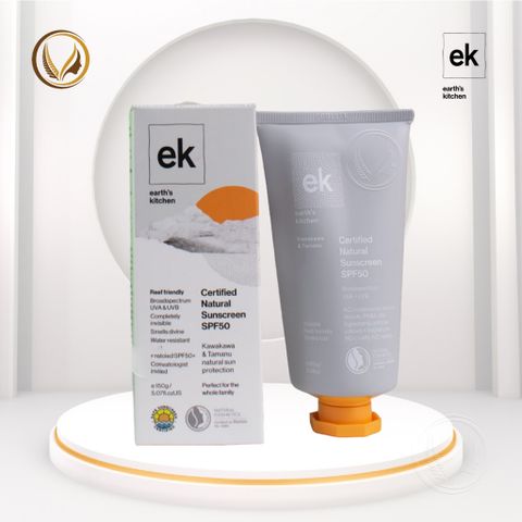 Kem chống nắng cho cả gia đình SPF50+ Earth’s Kitchen Kawakawa & Tamanu Sunscreen 150g