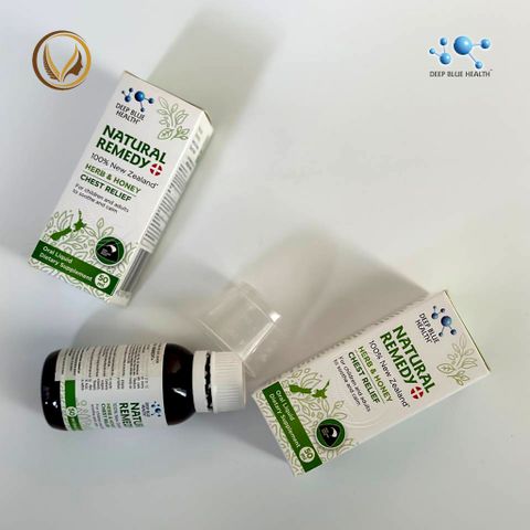 Siro ho cho bé, giảm ho, tiêu đờm đau rát họng Deep Blue Health Natural Remedy 50ml
