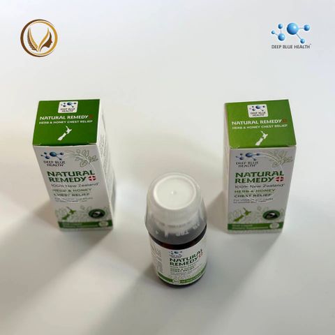 Siro ho cho bé, giảm ho, tiêu đờm đau rát họng Deep Blue Health Natural Remedy 50ml