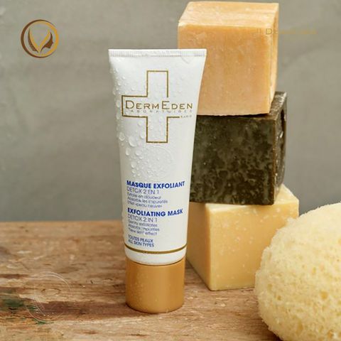 Mặt nạ tẩy tế bào chết Detox 2 trong 1 DermEden Detox 2 In 1 Exfoliating Mask 50ml