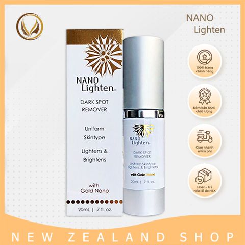 Serum xóa nám da, tàn nhang Nhập khẩu Mỹ Nano Lighten Dark Spot Remover 20ml