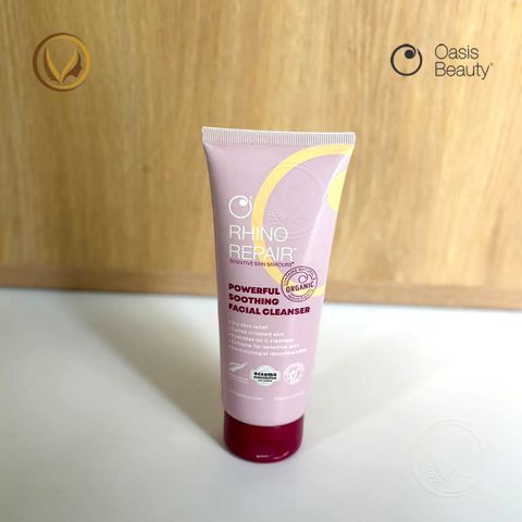 Sữa rửa mặt phục hồi da Oasis Beauty Rhino Repair Powerful Soothing Facial Cleanser 150ml