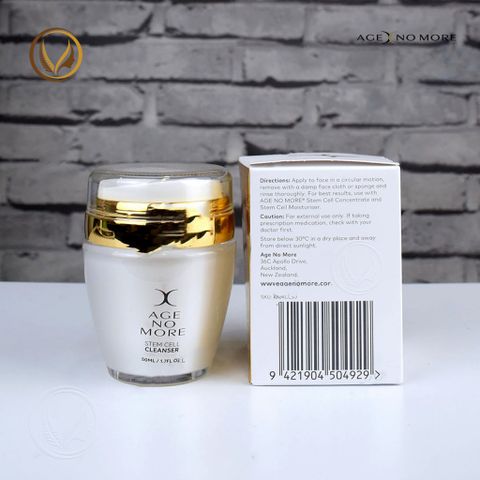 Sữa rửa mặt tế bào gốc nhau thai cừu Age No More Stem Cell Cleanser 50ml