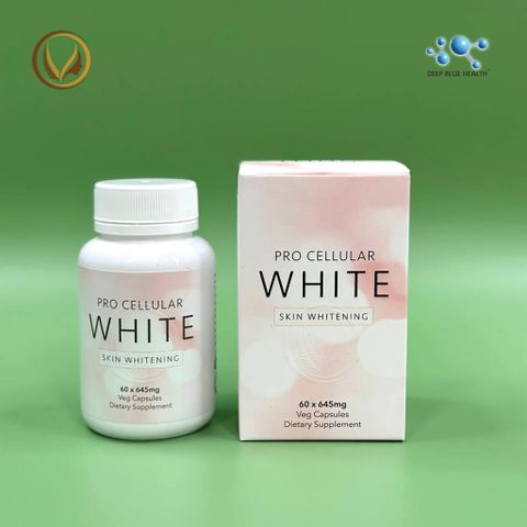Combo Viên uống trắng da & chống nắng Deep Blue Health Pro Cellular White Skin Whitening 60 viên