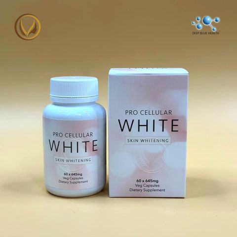 Combo Viên uống trắng da & chống nắng Deep Blue Health Pro Cellular White Skin Whitening 60 viên