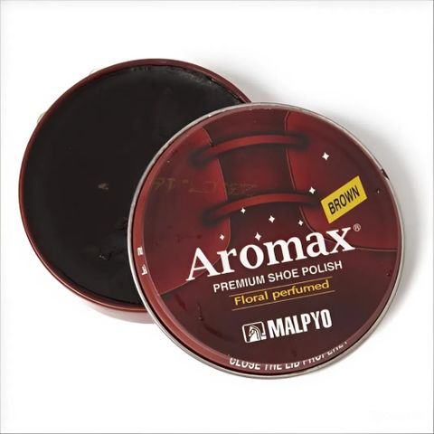 Xi đánh giày dạng sáp Hàn Quốc cao cấp, Xi Aromax giúp vệ sinh và làm mới bề mặt giày và các loại đồ da