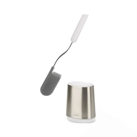 Cọ toilet silicone chống nhỏ giọt Joseph Joseph Flex Lite Steel 70561